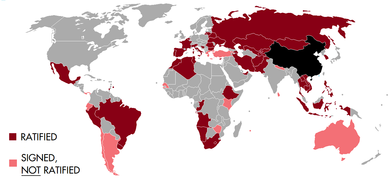 China Expands System Of Extradition Treaties Safeguard Defenders   New ET Map 0 